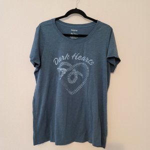 Torrid T-shirt - Dark Hearts
